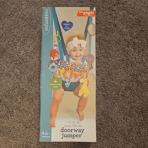 Baby Doorway Jumper with Play Toys - Brand New